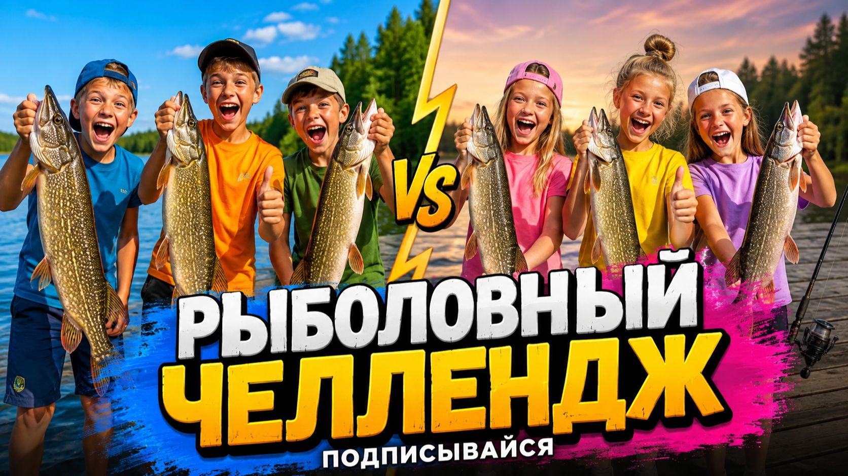 Рыболовный челлендж!