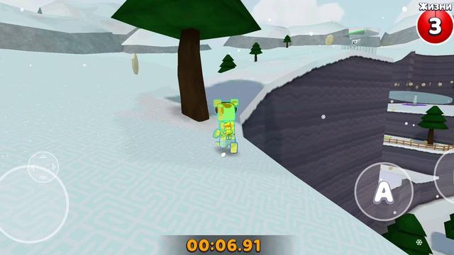 Родольф прохождение на алмазное время в Super Bear Adventure