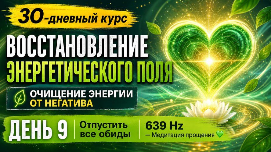 ДЕНЬ 9 | Отпустить все обиды | 639 Hz — Медитация прощения