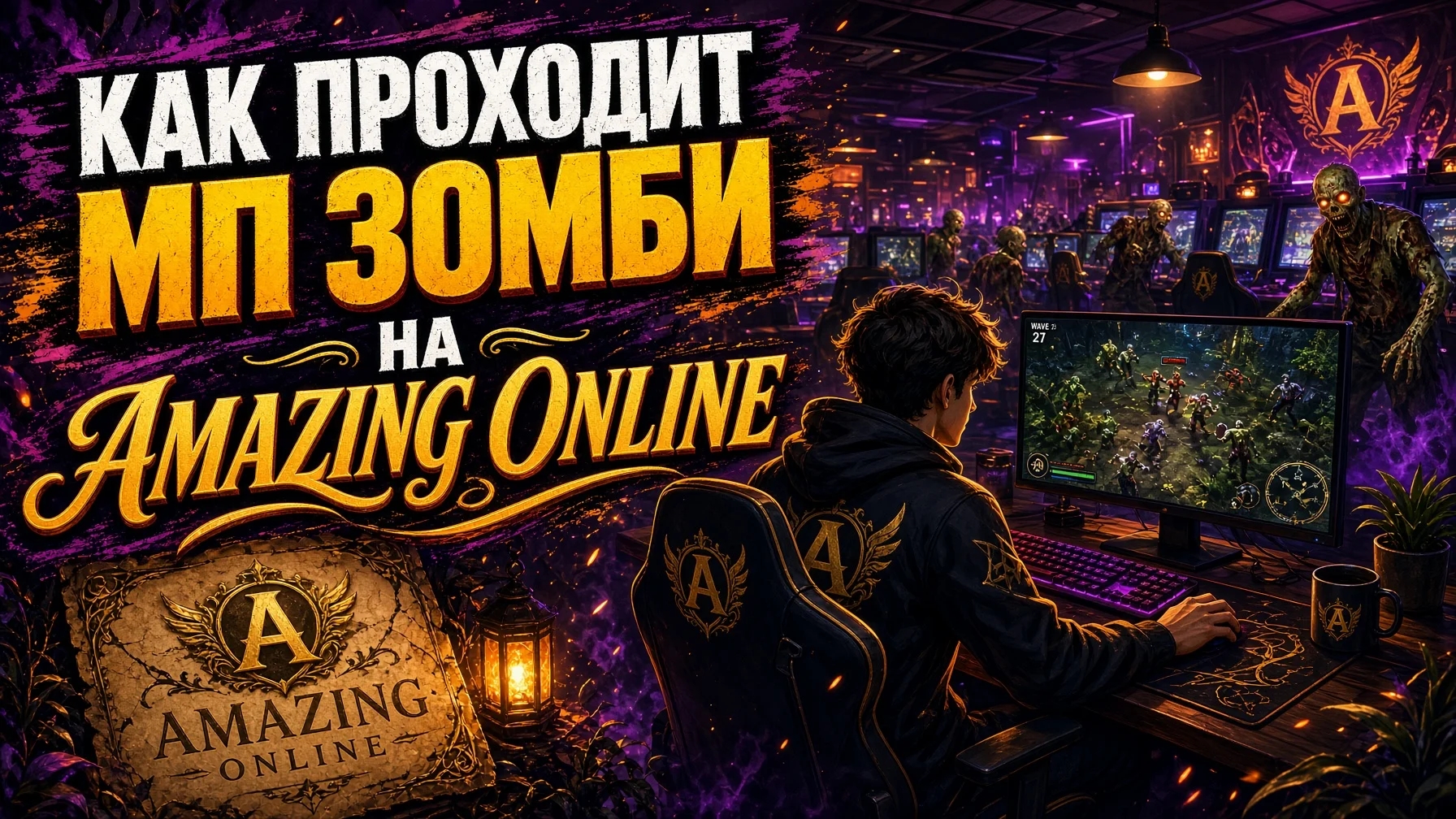 МП ЗОМБИ НА AMAZING ONLINE