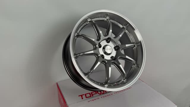 Диски SRL DQ022 17 7.5J Hyper Black Machined Lip