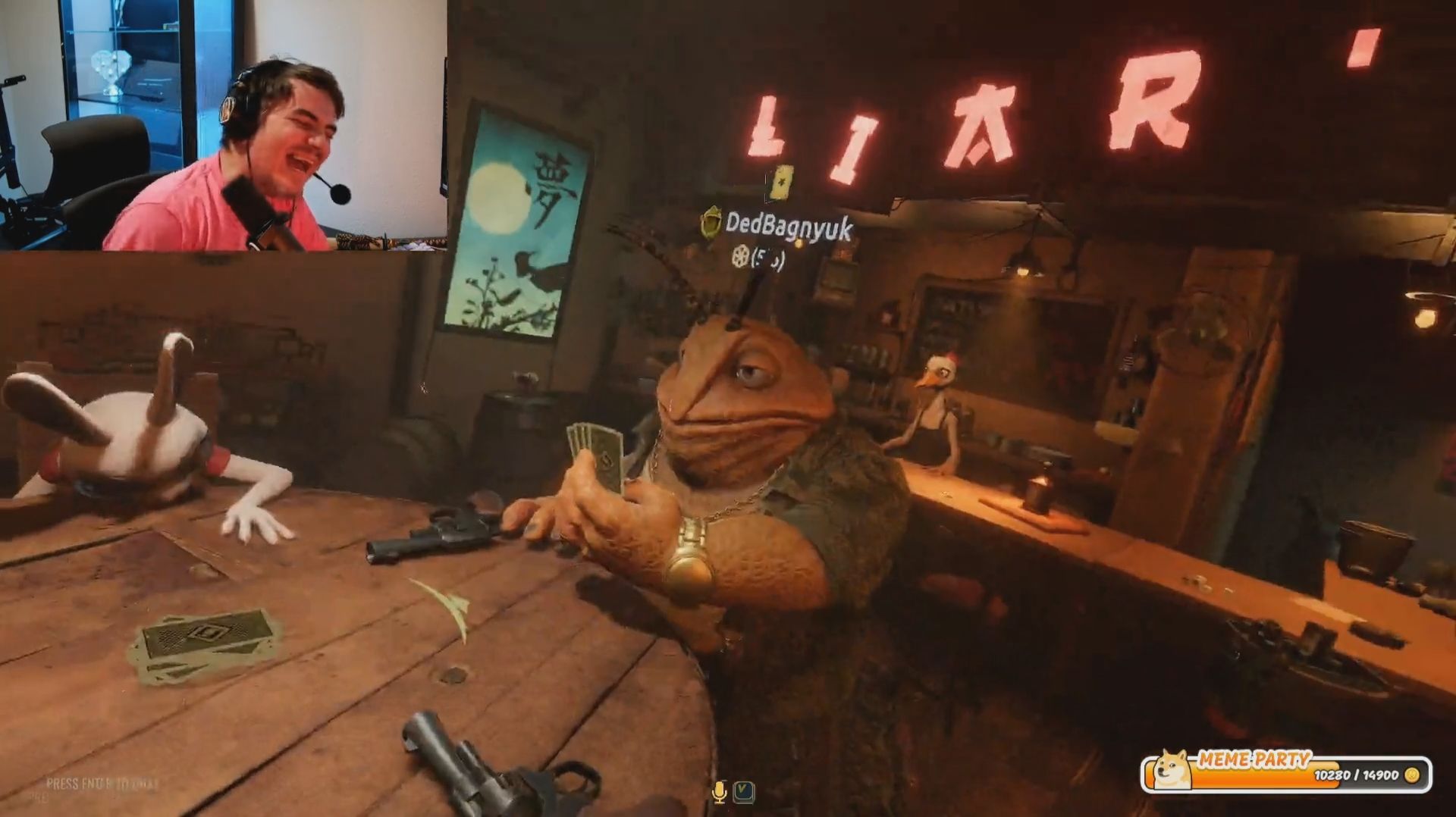 Maddyson - играет в Liar's Bar #2 (10.08.26)