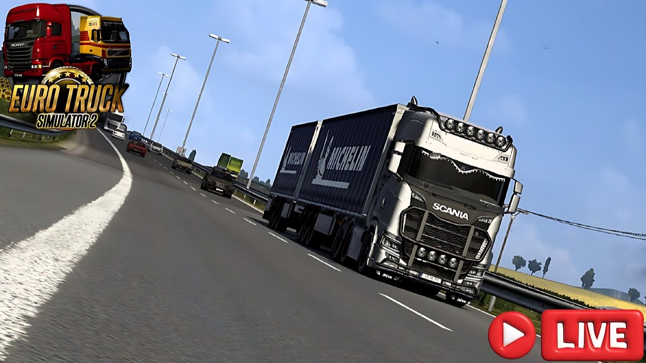 🔴🔥  #ets2 по России Ночной рейс, чай и душевные разговоры