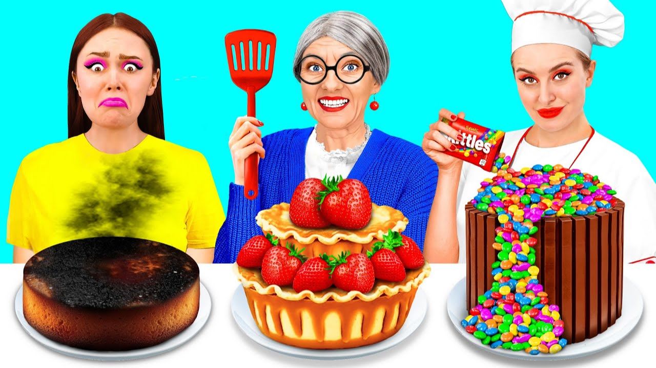 Кулинарный Челлендж# Я против Бабушки # Кухонные Войны от Fun Fun Challenge
