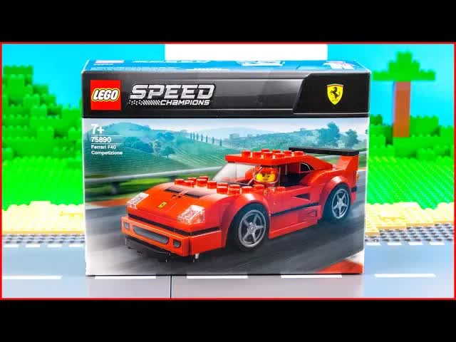 Сборка LEGO Speed Champions 75890 Ferrari F40