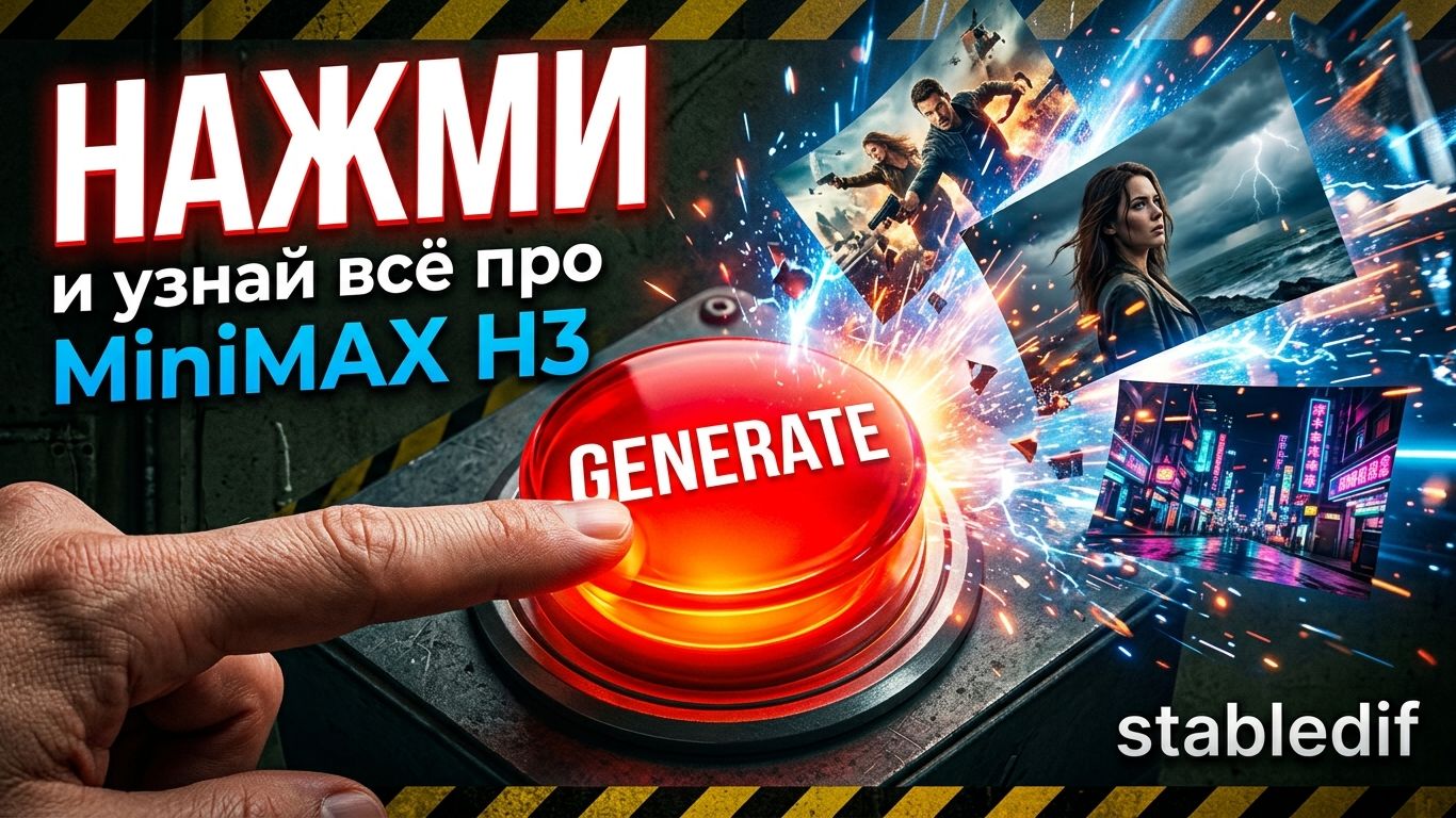 MiniMaxH3 практический гайд, Low Vram, ускорение генерации, качество видео