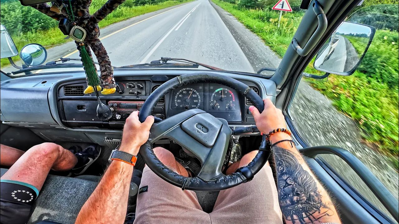 1995 Mitsubishi Fuso Canter 4.6 MT - POV ТЕСТ-ДРАЙВ