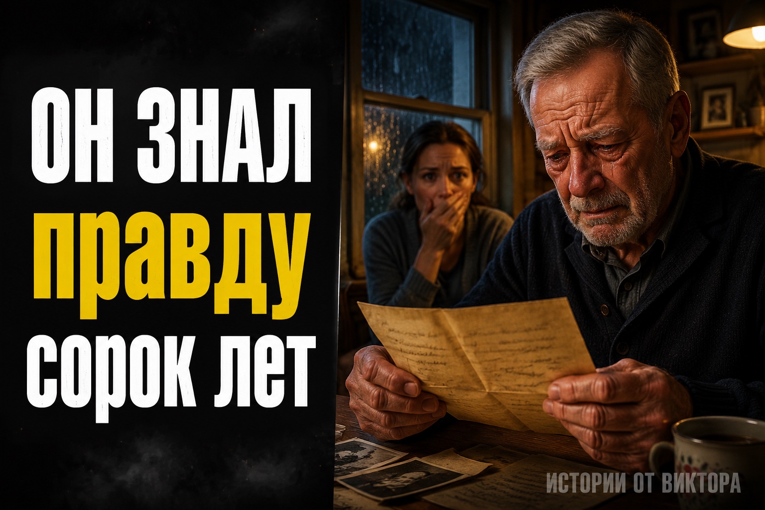 Муж признался, что сорок лет скрывал правду о дочери