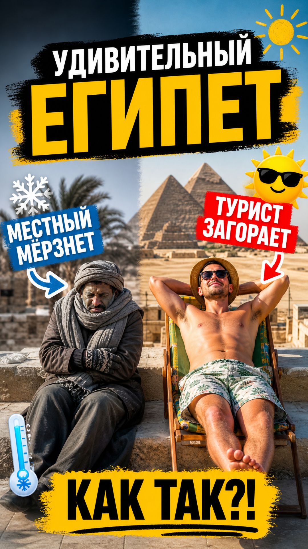 Контрасты Египта: как в одной точке встречаются „мне холодно“ и „мне жарко“