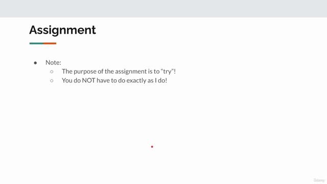 S5.E88 -  Assignment