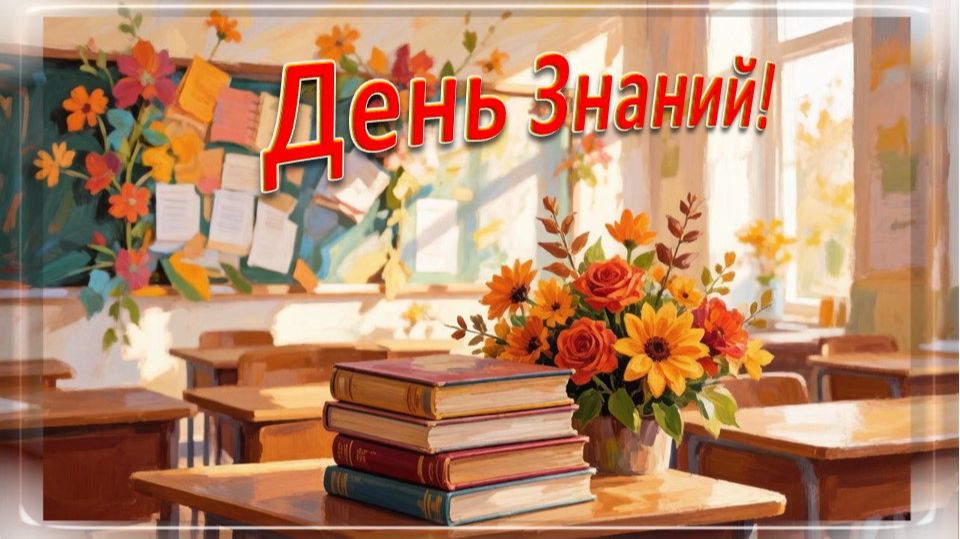 Видеооткрытка День Знаний 26-1