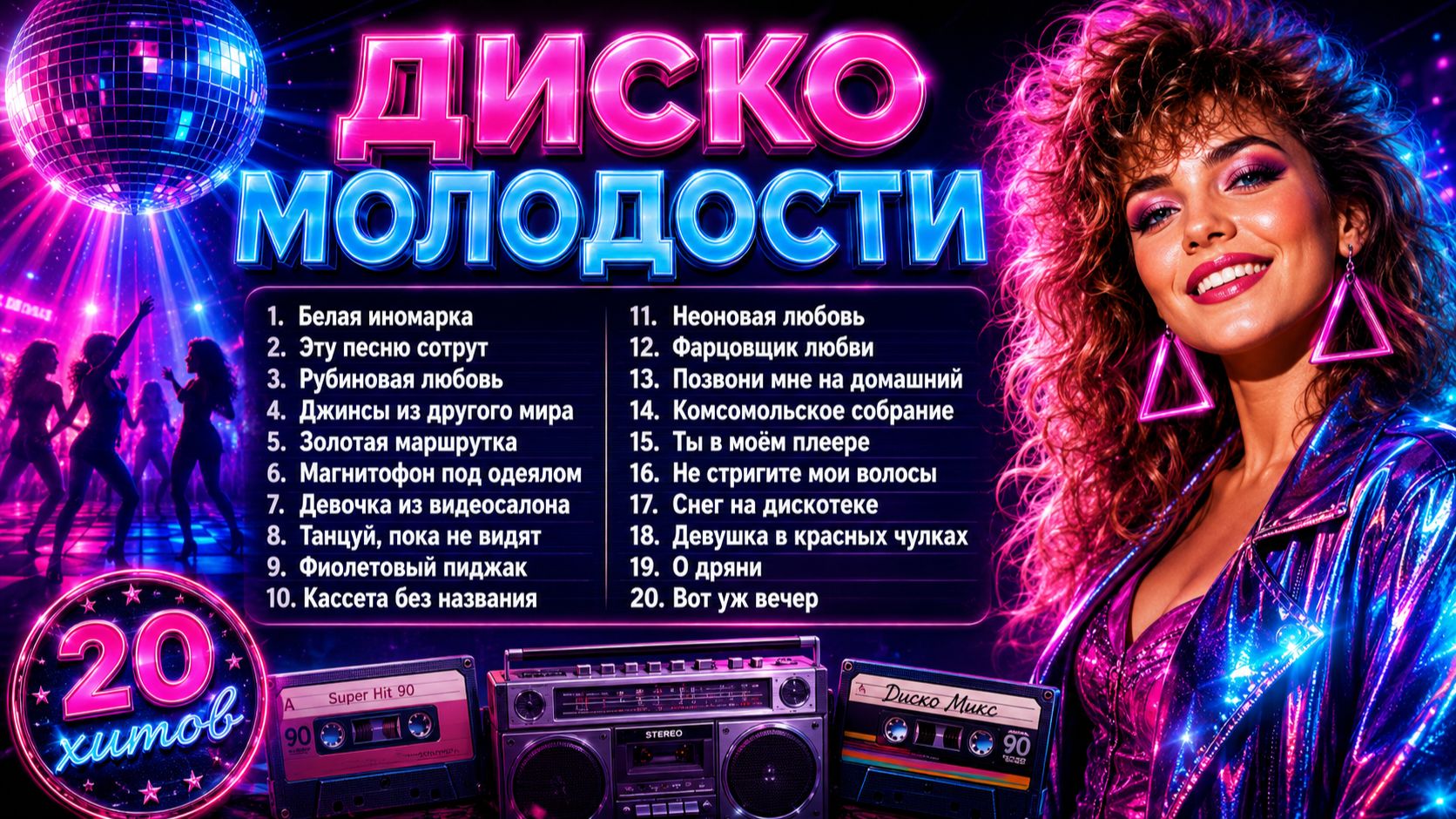 🪩 ДИСКО МОЛОДОСТИ 🪩 Сборник