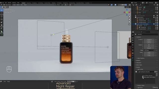 Ultimate Blender Course From Beginner To Pro Get Paid 51. Lighting A Beauty Product