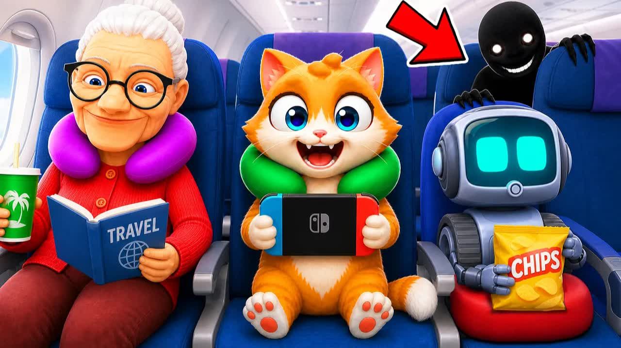 МЫ ОТПРАВИЛИСЬ В СТРАШНЫЙ ОТПУСК С БАБУШКОЙ (Я ВР КОТ!!!!) ПРИКЛЮЧЕНИЯ КОТА