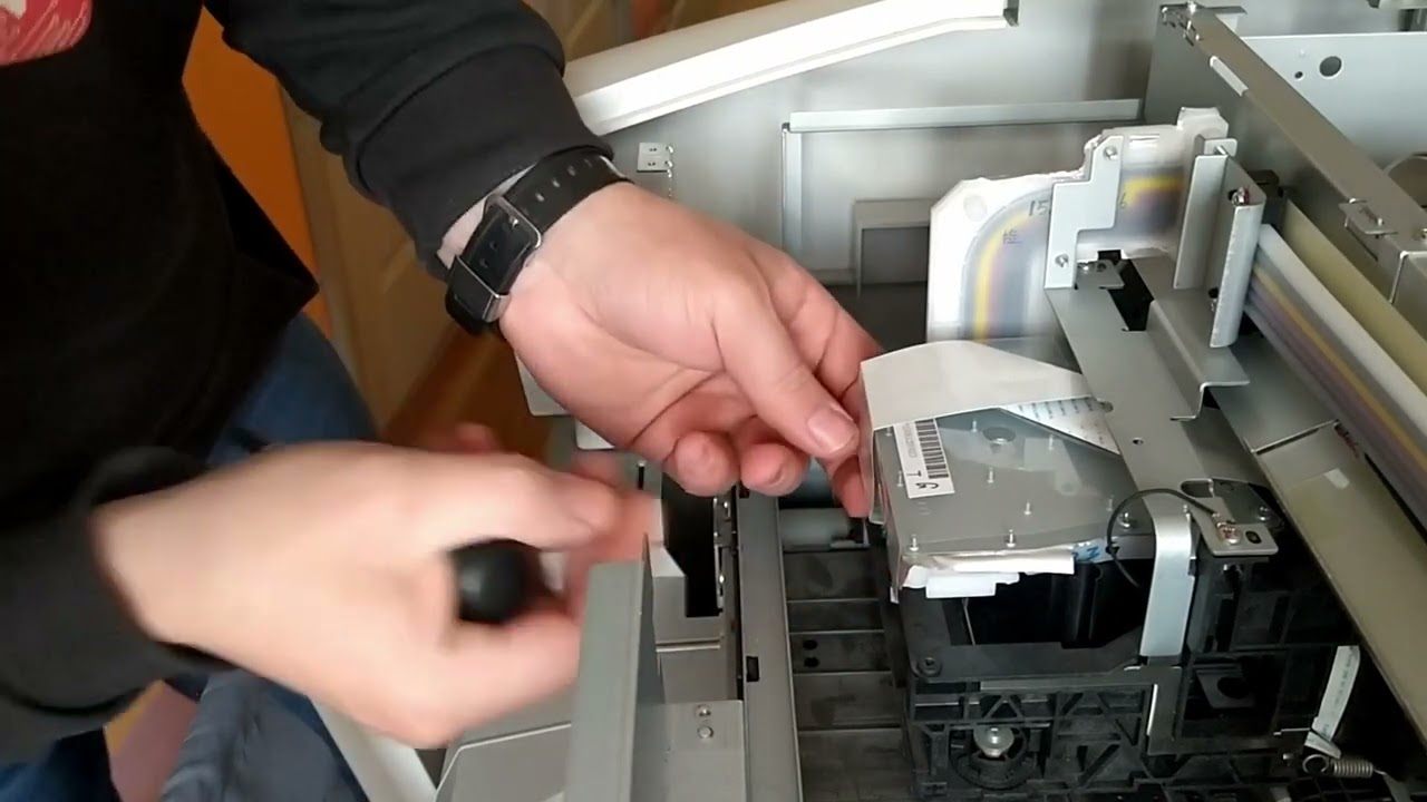 РемонтПлоттера ЗаменаДемпферов Epson SureColor SC-T5200 замена демпферов