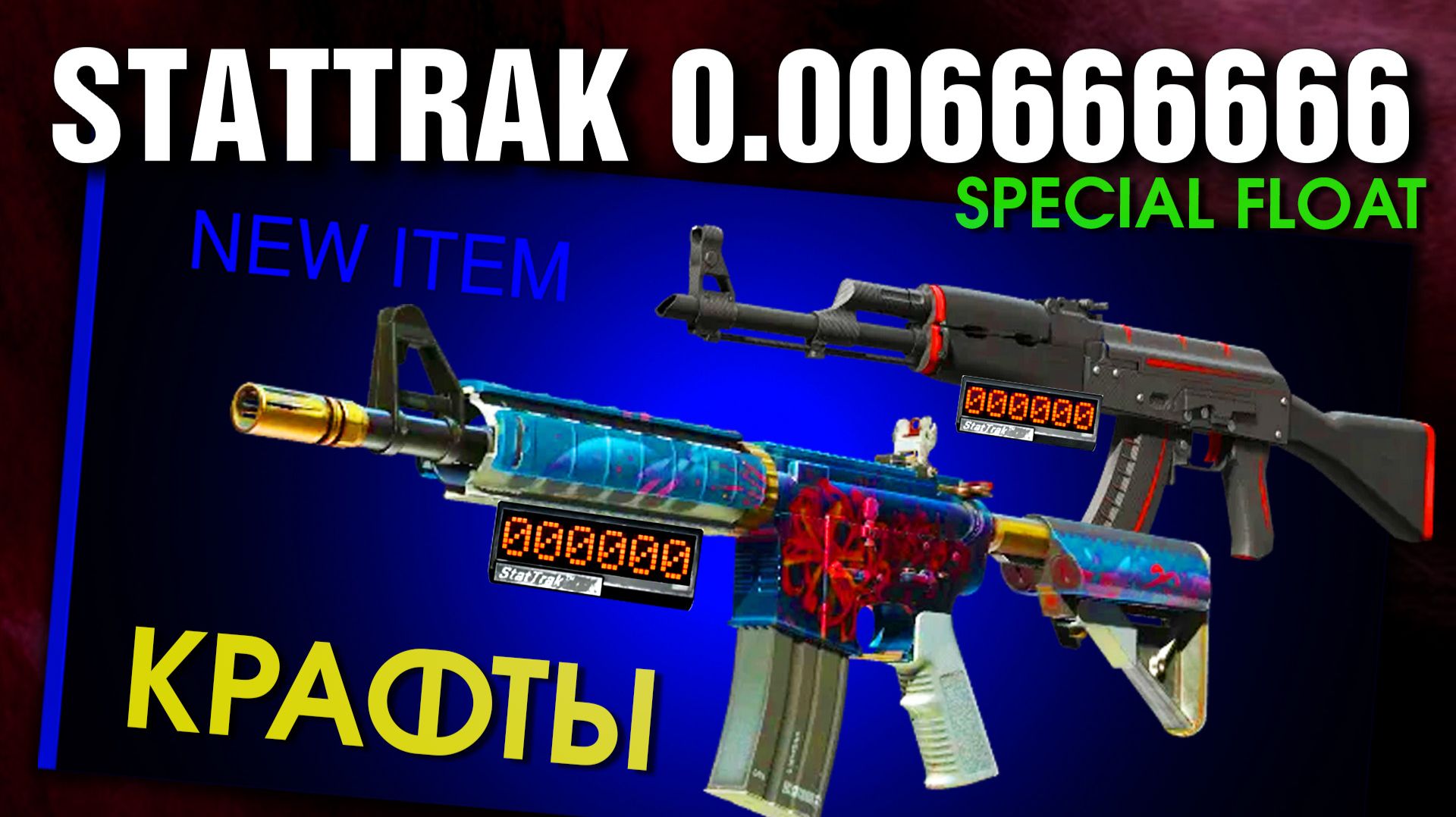 CS2 STATTRAK КРАФТЫ ►Float 0.006666666 ► Красная Линия, M4 Ликорис Лучистый, USP-S Орион