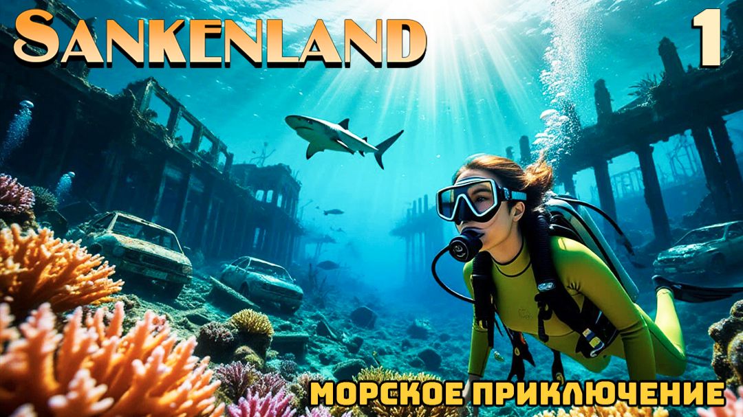 Sunkenland 1. Морское приключение . Начало выживания.