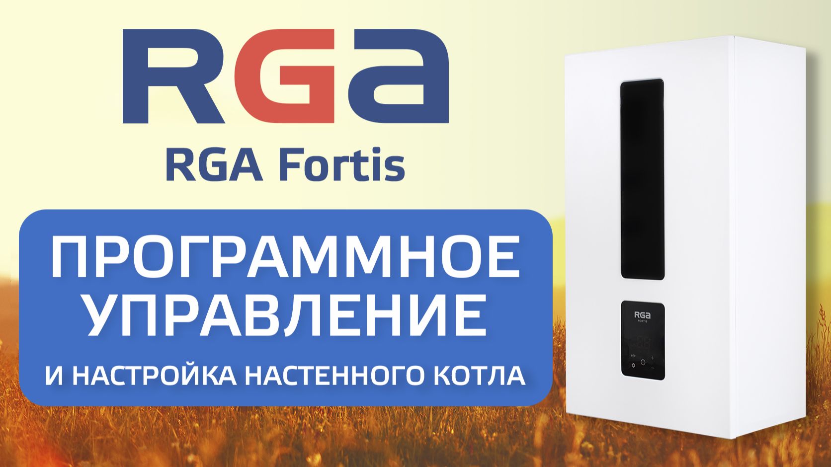 Обзор программного управления и настройка настенного котла RGA Fortis