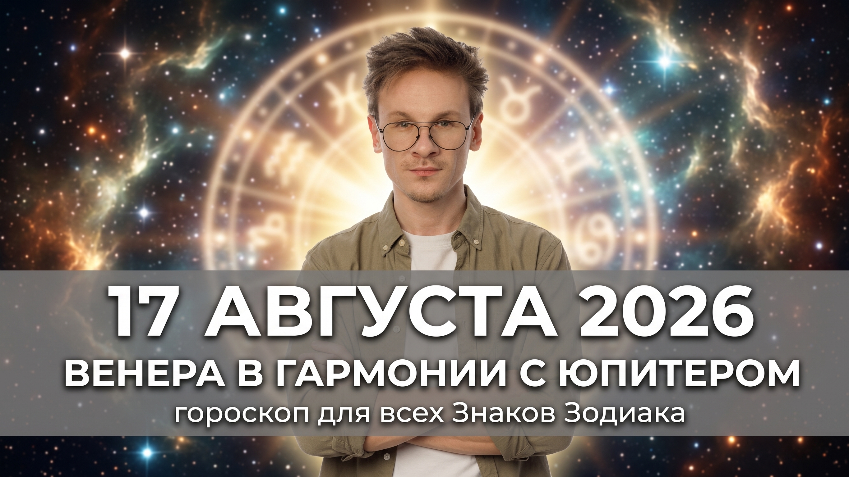 Самый ПРИЯТНЫЙ аспект между Венерой и Юпитером 17 Августа 2026 года