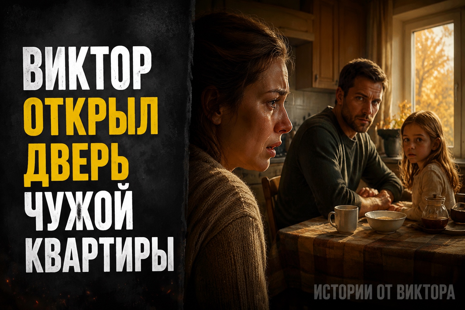 Муж открыл дверь квартиры, о которой я не знала