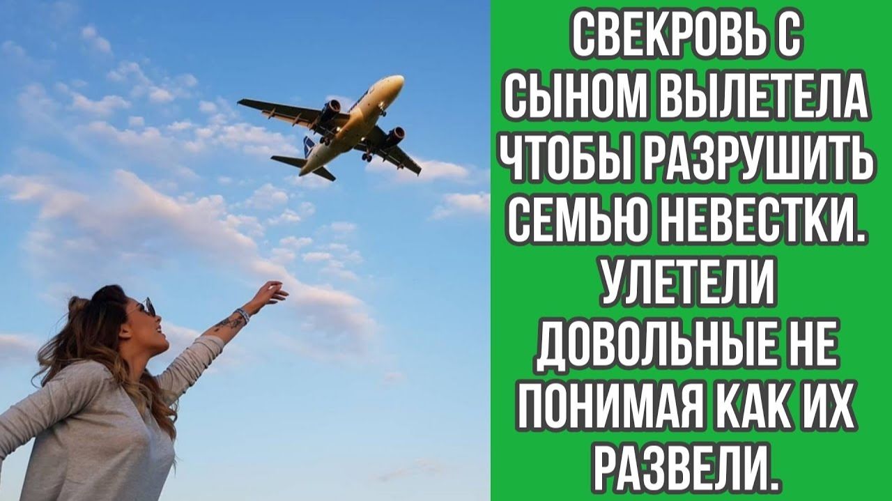 Свекровь с сыном вылетела чтобы разрушить семью невестки  Истории из жизни  Реальные истории