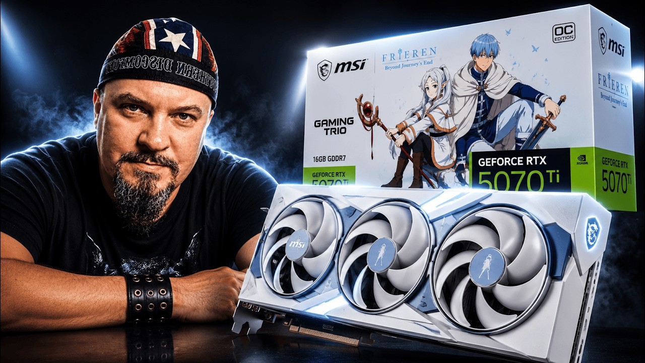 RTX 5070 Ti MSI Frieren Edition — Самая красивая видеокарта года?