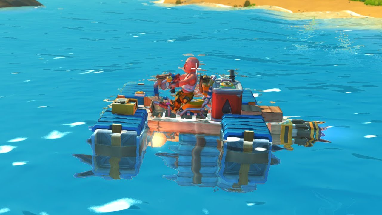 Строю Лодку Scrap Mechanic 4