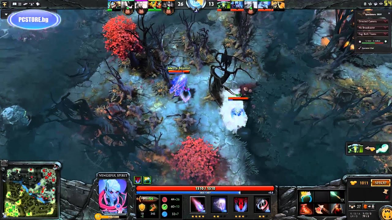 Asus RoG G551 Dota gameplay