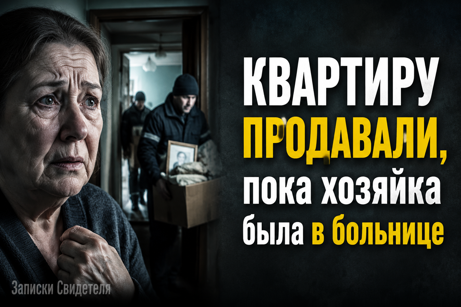Квартира была пустой, но хозяйка никуда не уезжала