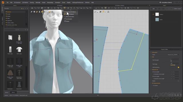 10. Denim Jacket In Marvelous Designer Part 2