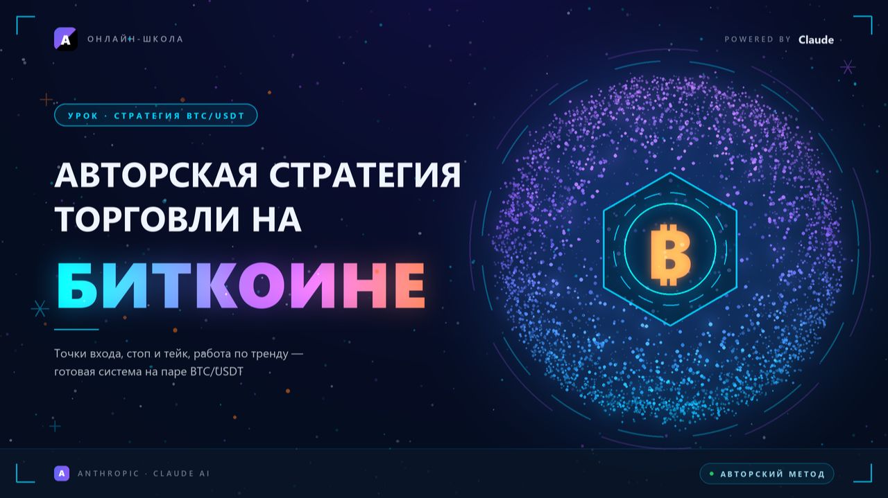 Эфир по модулю 2 Авторская стратегия торговли на Биткоине  по курсу «AI - Трейдинг под ключ»