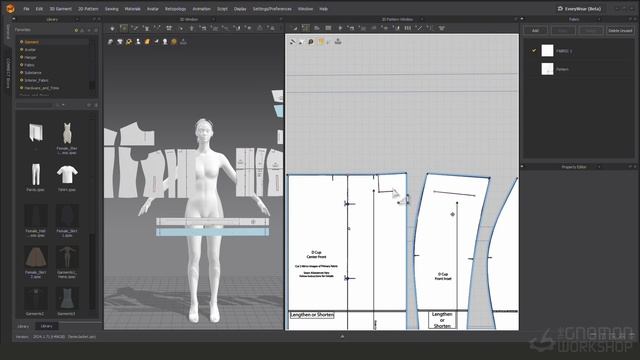 09. Denim Jacket In Marvelous Designer Part 1