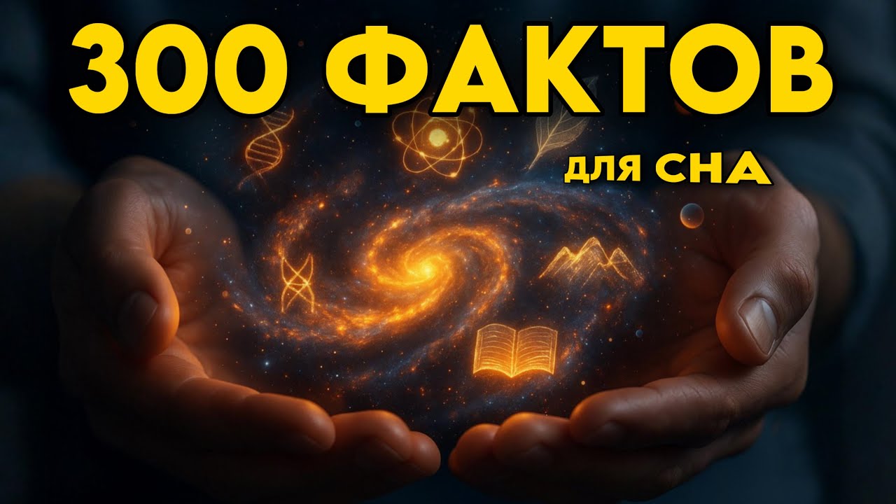 ЛЕКЦИЯ ДЛЯ СНА🌙 300 малоизвестных фактов обо всём для глубокого сна