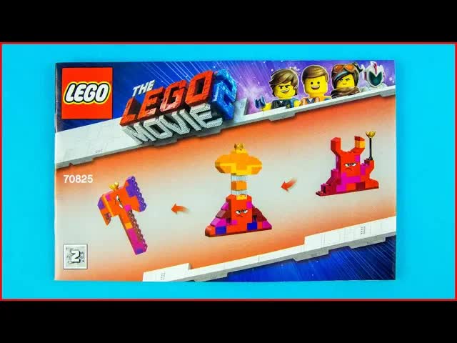 LEGO MOVIE 2 70825 Коробка королевы Многолика — распаковка конструктора
