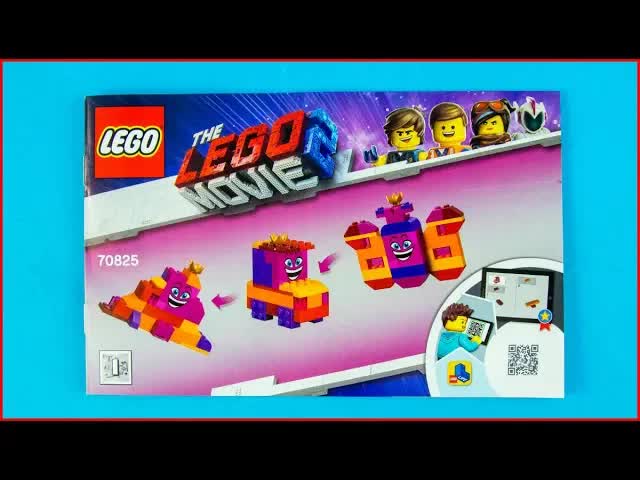 LEGO MOVIE 2 70825 Коробка Королевы Многоликой Прекрасной: Распаковка