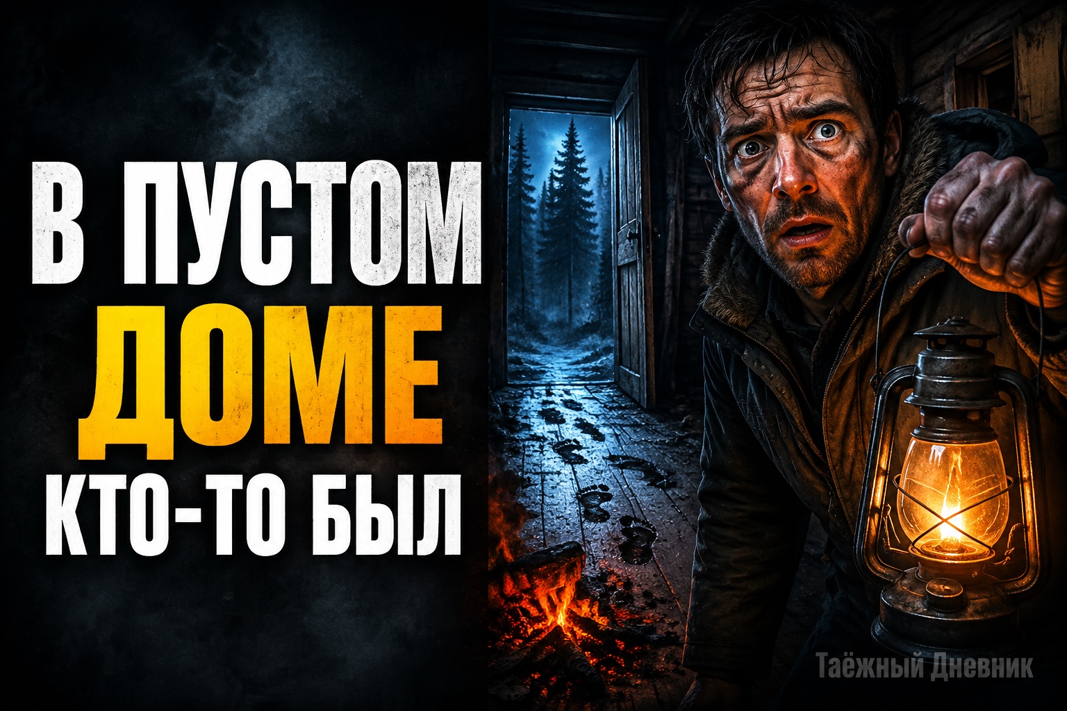 В пустом таёжном доме кто-то недавно топил печь