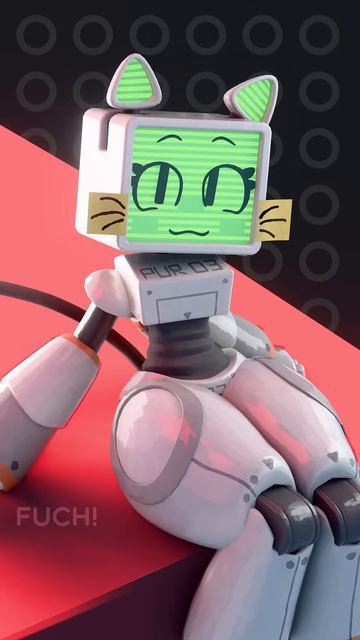 Знакомьтесь, PUR 03! 🐱 Первая крутая анимация от @FUCH_official #shorts #animation