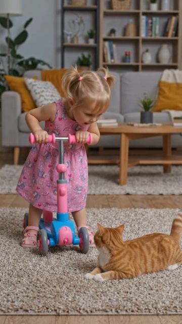 Стёпа, дай дорогу! 🛴🐱