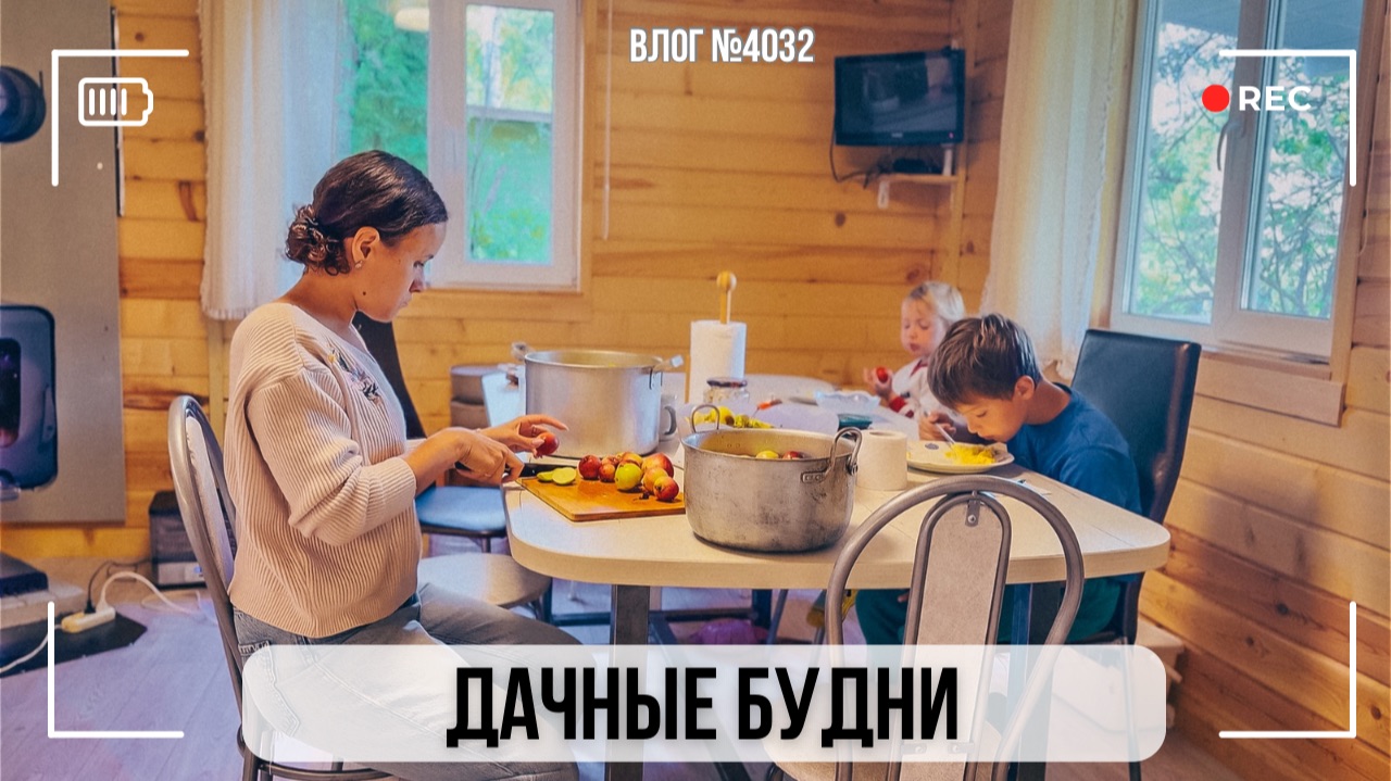 Дачные будни | Навожу порядок | Истерики из-за уборки - ВЛОГ №4032 - 13.08.26