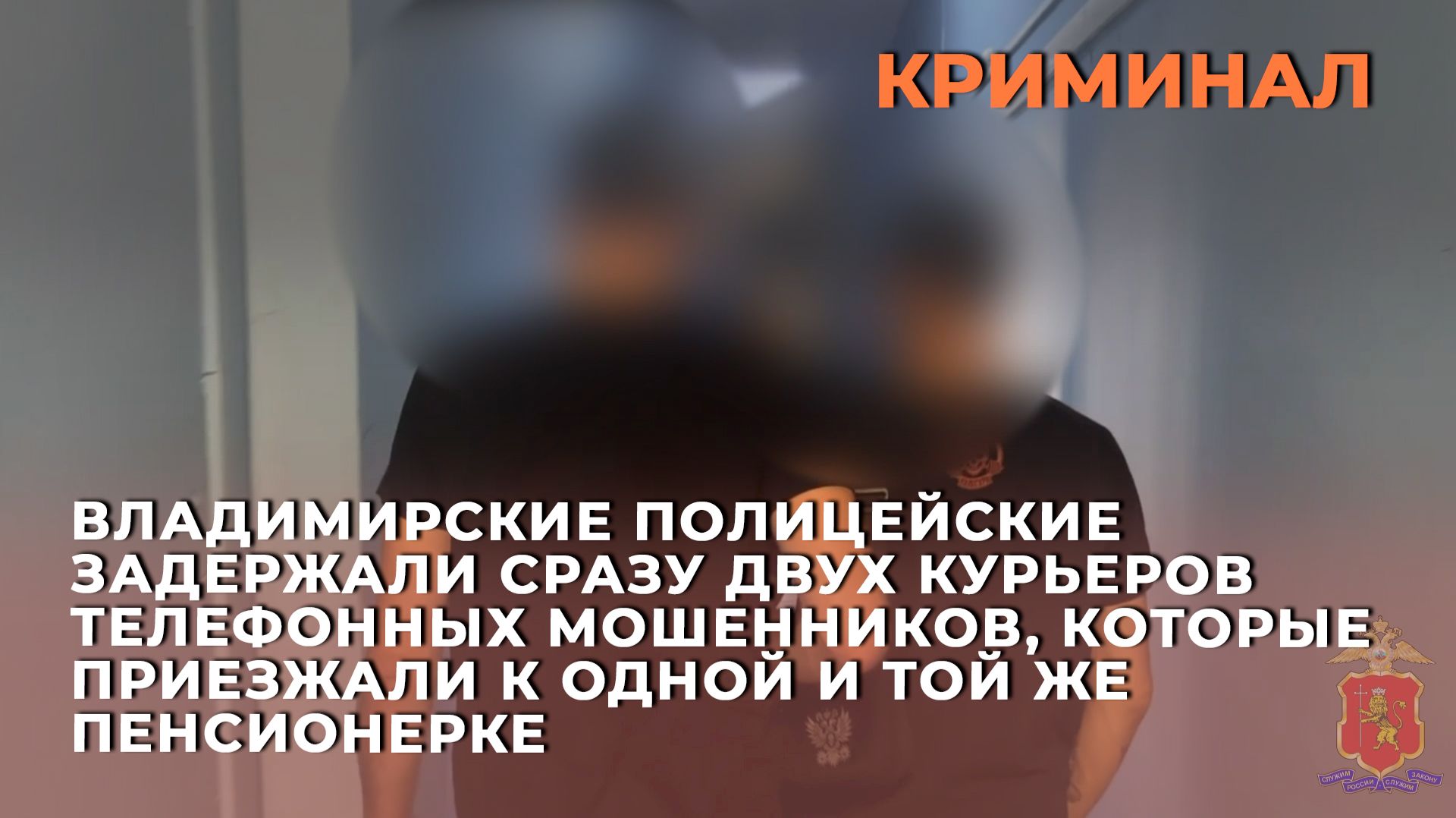 Владимирские полицейские задержали сразу двух курьеров телефонных мошенников
