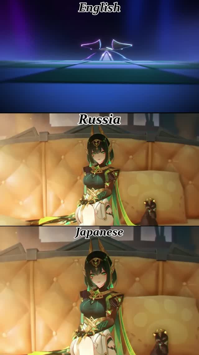 WHAT'S THE BEST VOICE? #genshinimpact #voiceacting #nefer #геншинимпакт #нефер
