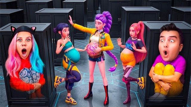 😱 ЗЛЫЕ K-POP ДЕМОНЫ НАШЛИ НАС В ШКАФАХ В 3:00 НОЧИ!!! 🚪💥 За нами пришли! Дикий Шок!