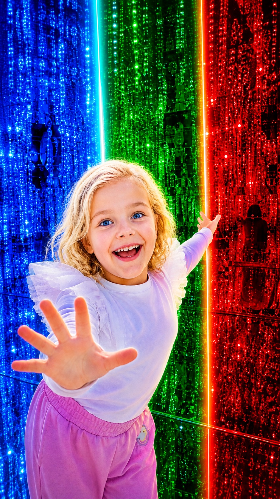 #Adventure, #challenge: Traversing The #maze, #blue, #red, And #green #mirror Rooms
