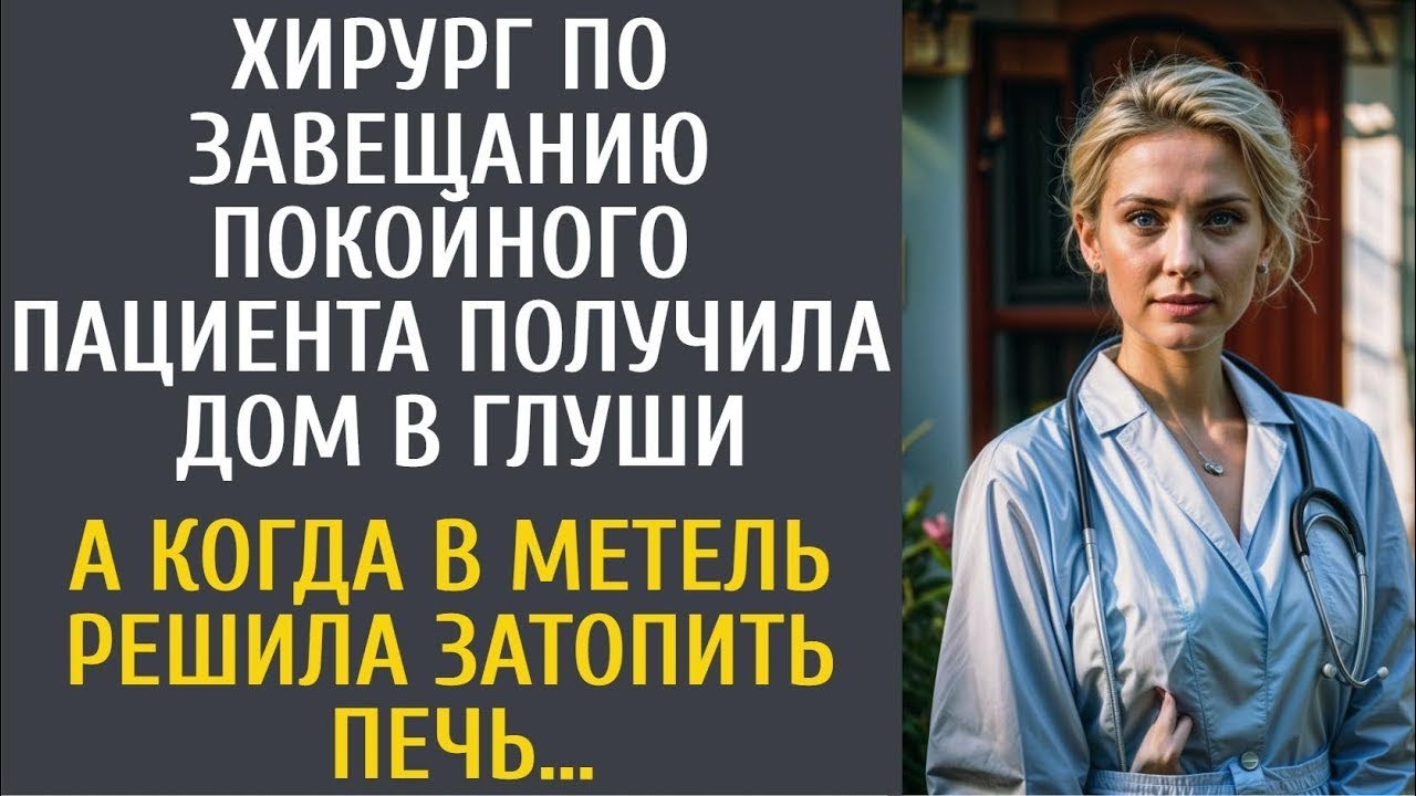 Хирург по завещанию покойного пациента получила дом в глуши А когда в метель решила затопить печ
