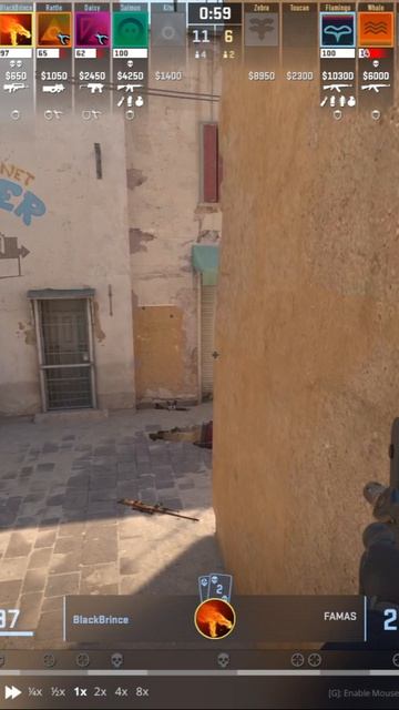 CS2 -4 Dust2 #shorts #cs2 #blackbrince #counterstrike2 #faceit #cs2clips #cs #counterstrike #gaming