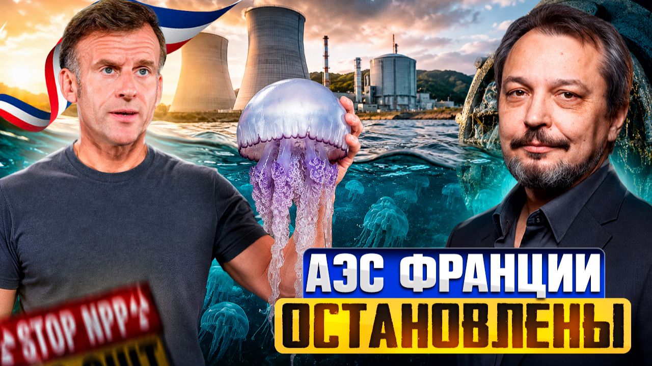 ТУШИТЕ СВЕТ! Франция экстренно ОТКЛЮЧАЕТ АЭС из-за МЕДУЗ