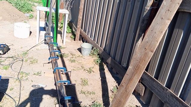 Свариваю откатные ворота .  Поэтапная работа . Часть 19 .