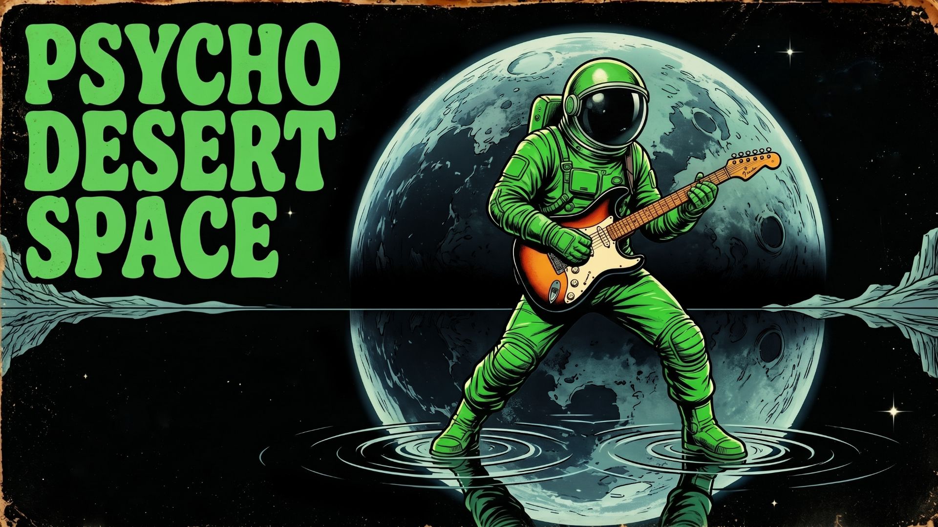 Играю на гитаре на Луне: Desert Space Rock для фокуса