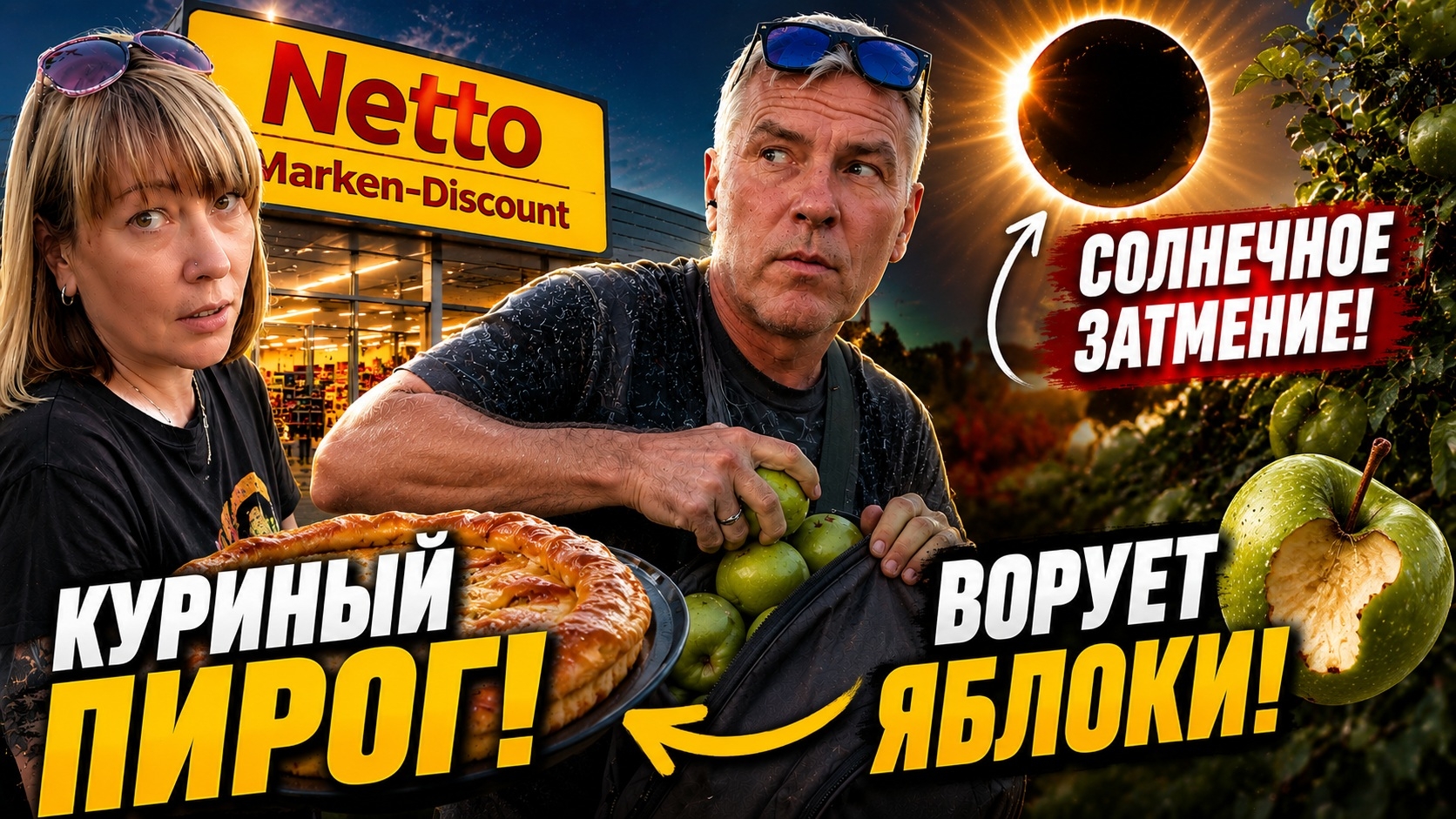 ГРЯЗНЫЙ МАГАЗИН ИЛИ НЕТ? ПИРОГ СВОИМИ РУКАМИ. ЭТО ЧЬИ ЯБЛОКИ?
