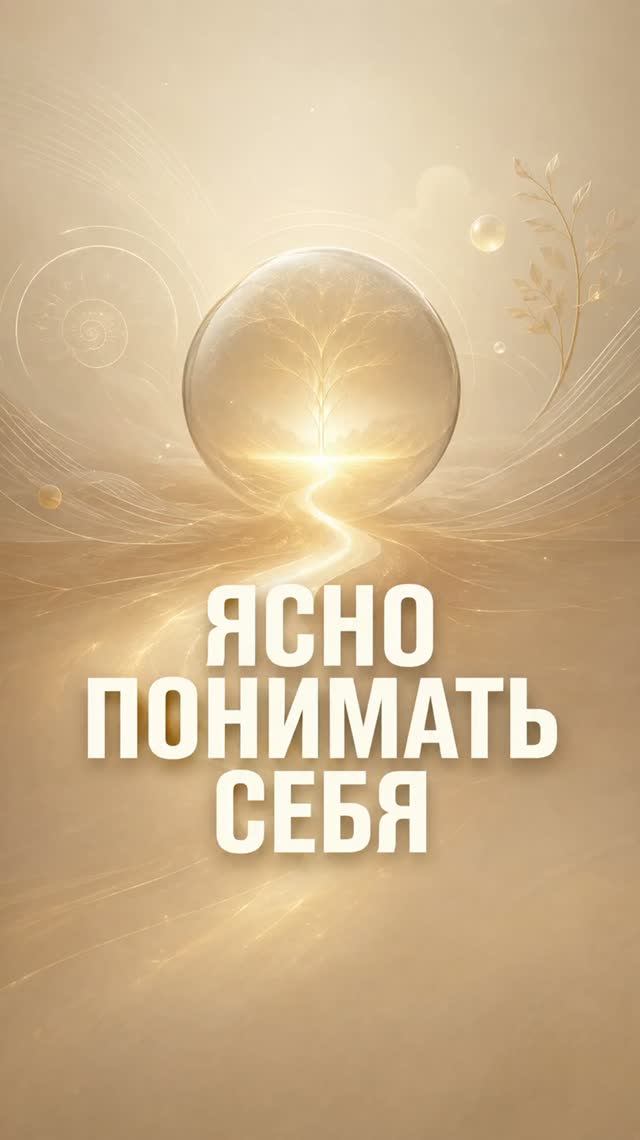 Ясно понимать себя